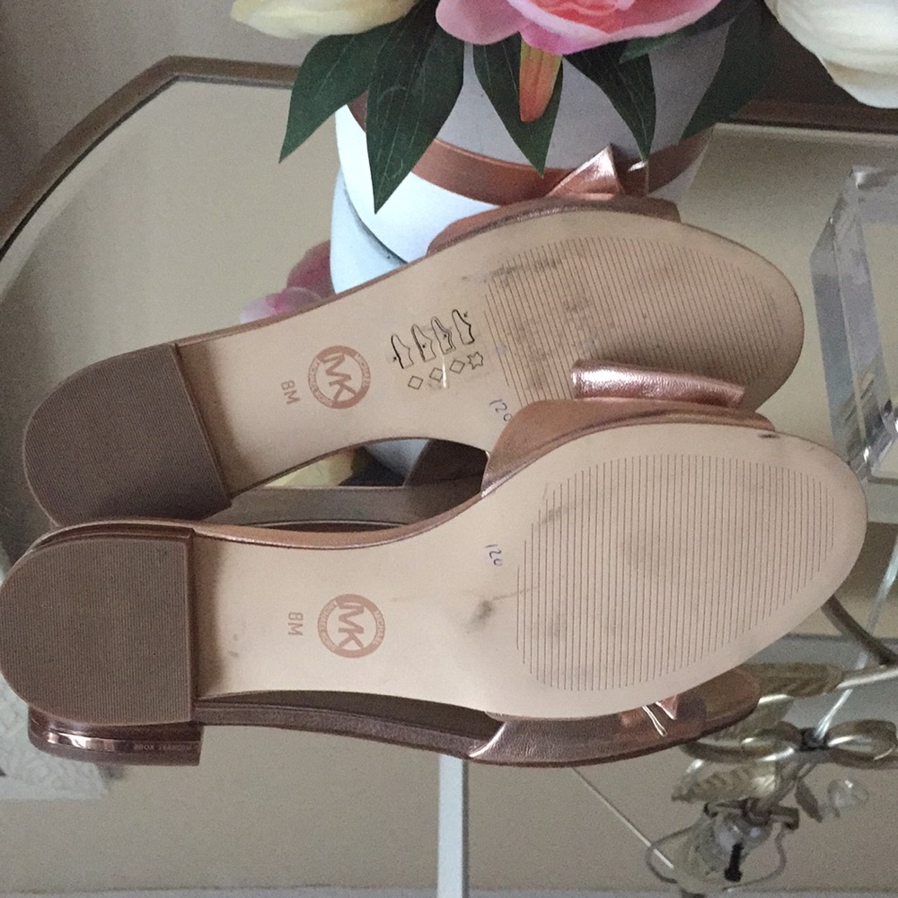 Michael Kors Metallic Sandals - Picture 6 of 6